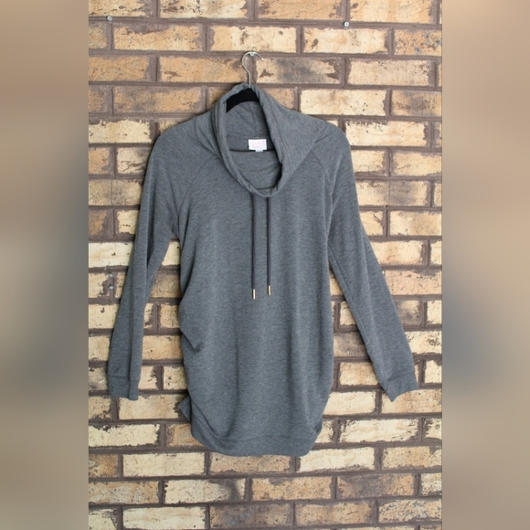 Isabel Maternity by Ingrid & Isabel Tops - Isabel Maternity long sleeve top in grey